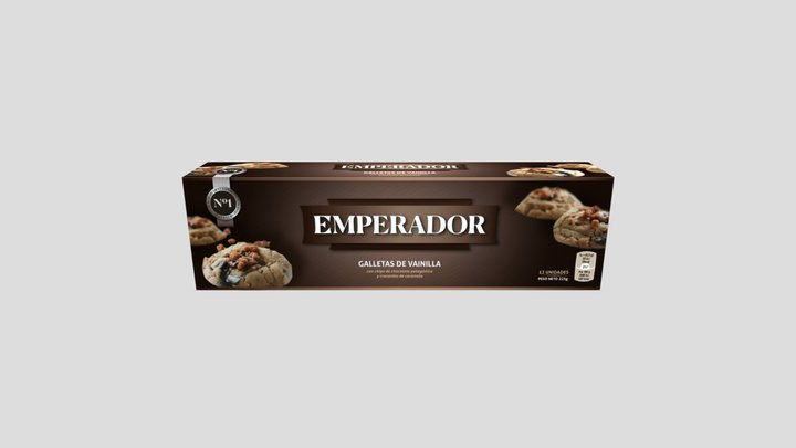 Caja de Galletitas 2 3D Model