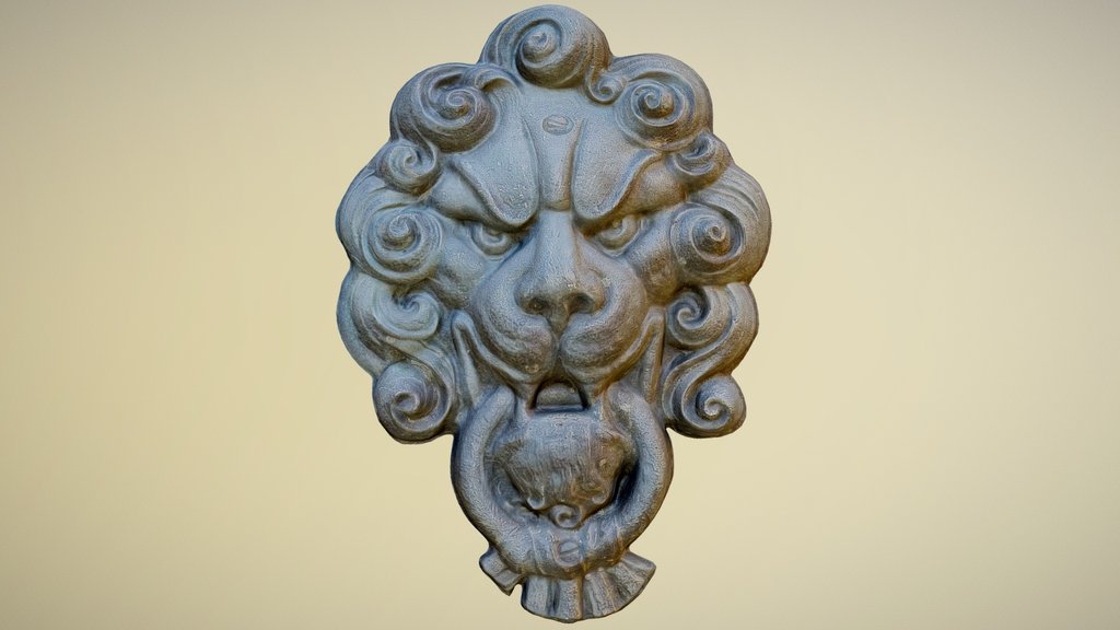 Lion Head Relief [derivative]