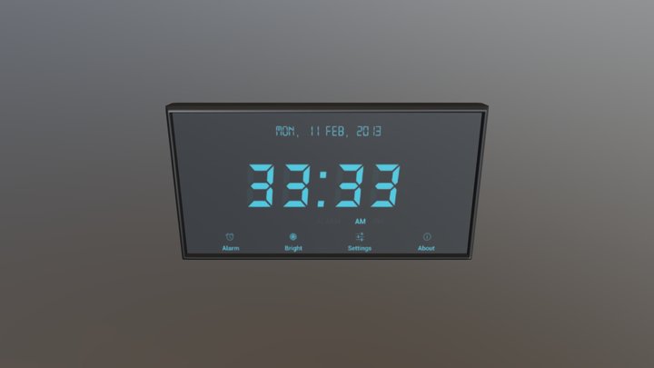 Horloge 3D Model