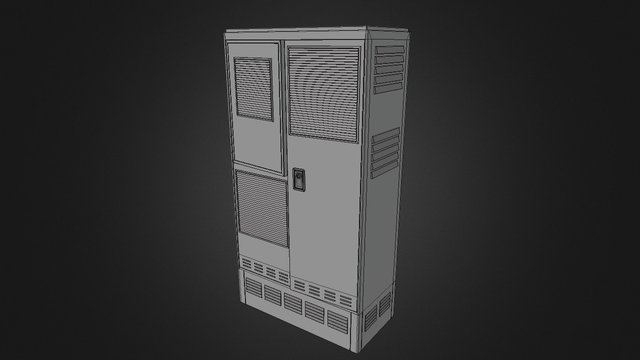 Fallensteel - Electric cabinet 3D Model