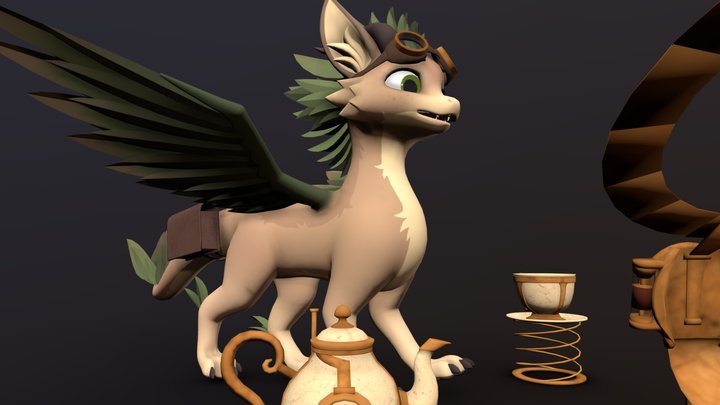Dragon Companion - Horra 3D Model