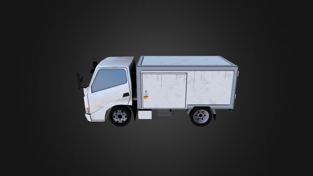 CityScene_prop_Truck 3D Model