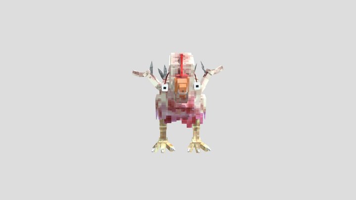 Infected chicken 3D Model