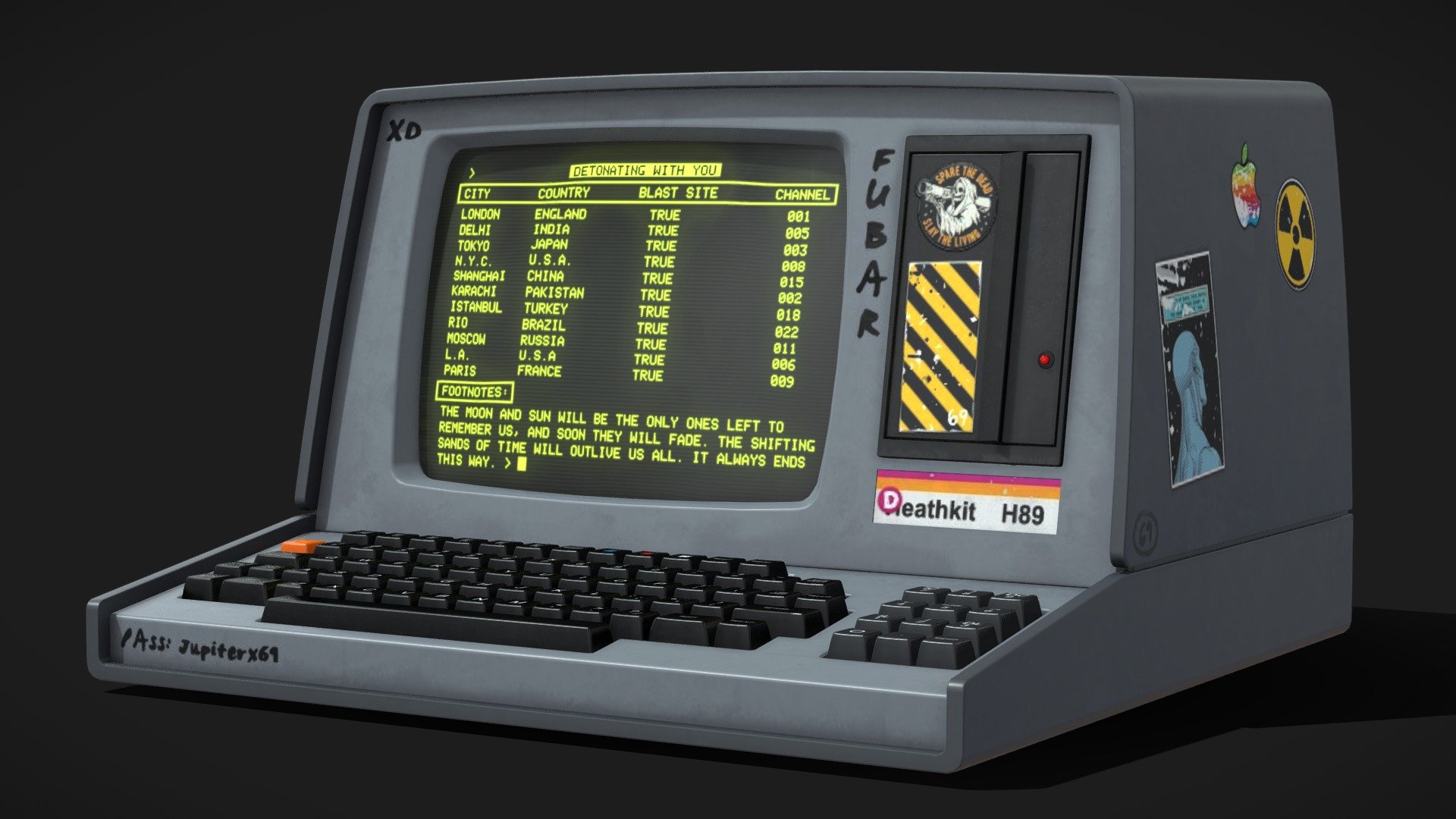H89 Doomsday Terminal - 3D model by shrednector [8902759] - Sketchfab