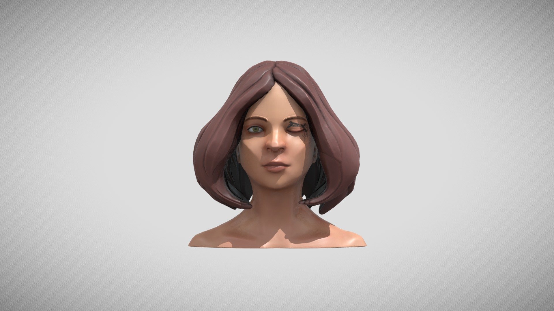 Melina head bust 3D model by Liam Croxford (LiamCroxford) [8902cd0