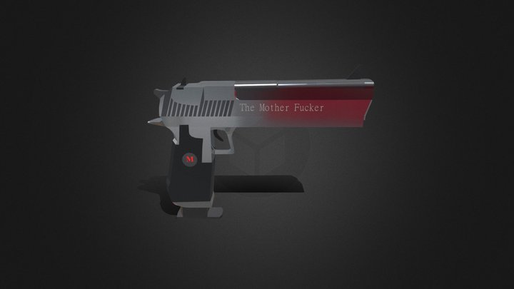 Mother Fucker Gun 3D Model
