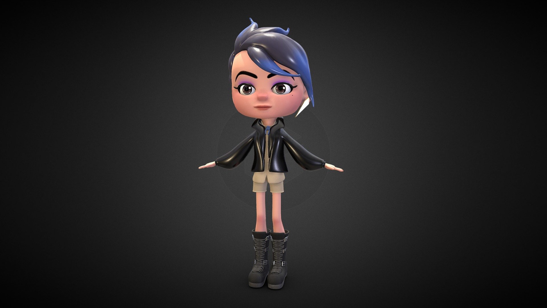 Pop Girl 3D Model - Download Free 3D model by neshallads [890476f ...