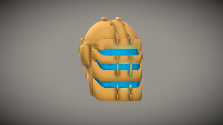 Dead Space Helmet 3D Model