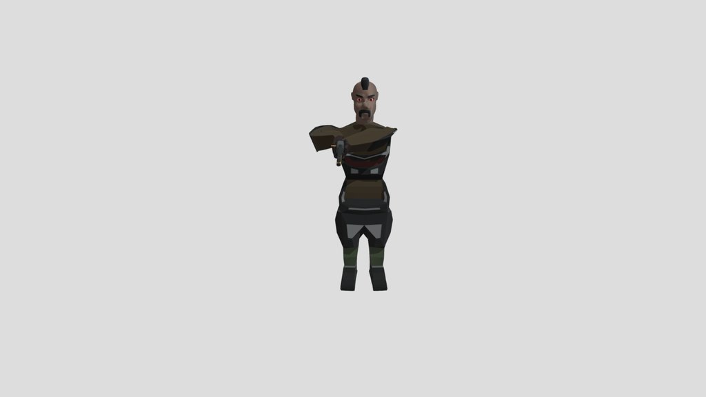 Horror Character Grosser Krieger
