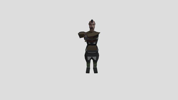 Horror Character Grosser Krieger