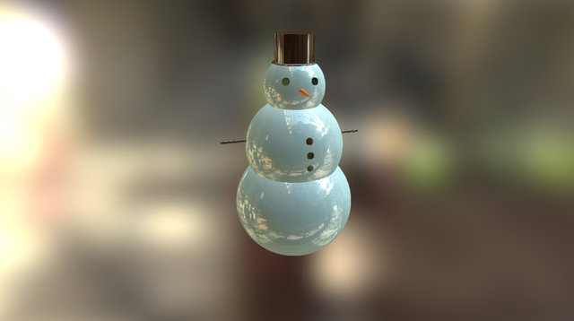 Snowman 3D Model