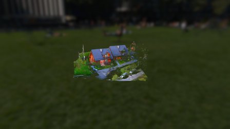 test Chatki Qudłatki 3D Model