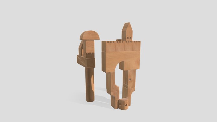 wk7_unit_block_castle_nutter_elle 3D Model