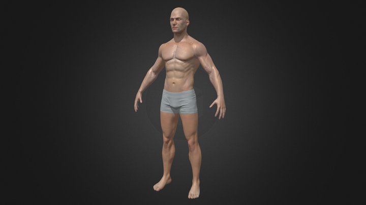 Men Body 3D Model