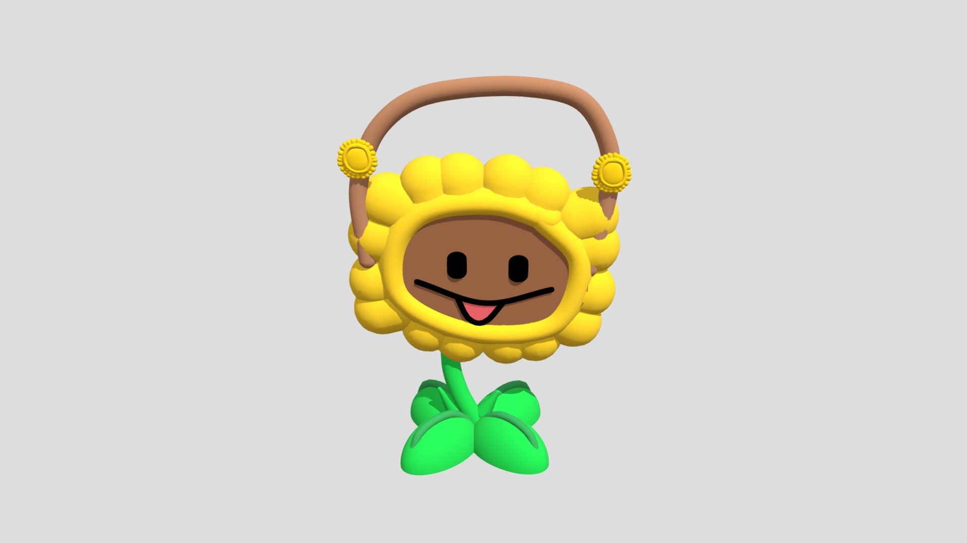 STL file Double sunflower (Plants vs Zombies) 🌻・3D printer design to  download・Cults