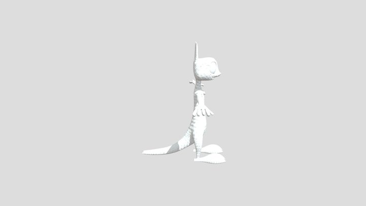 Daxter con pelo 3D Model
