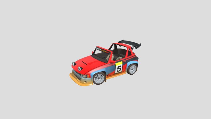 Drift Car 3D Model