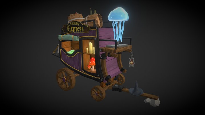Enchanted Express 3D Model