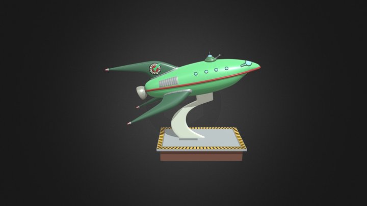 Futurama Planet Express Ship 3D Model