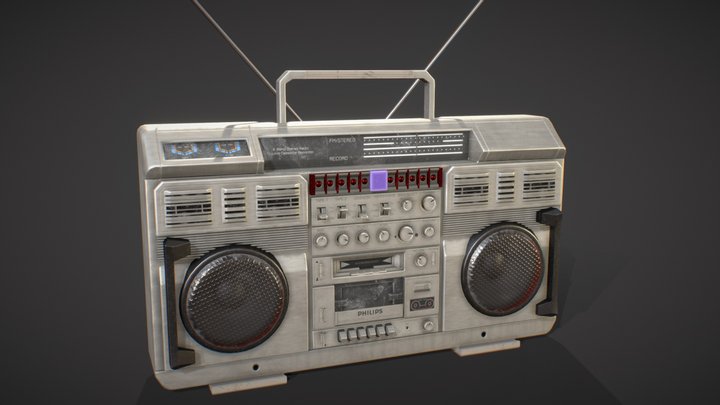 RADIO/BOOMBOX - Rust's Boombox fan art 3D Model