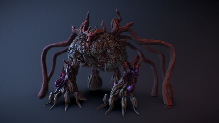 Tree Creature 3D Model