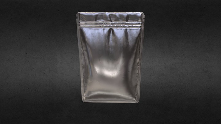 Sachet Zip-Lock 3D Model