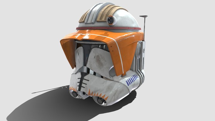 Star Wars - Phase II Commander Cody's Helmet 3D Model