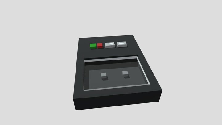 Dictophone-Minecraft 3D Model