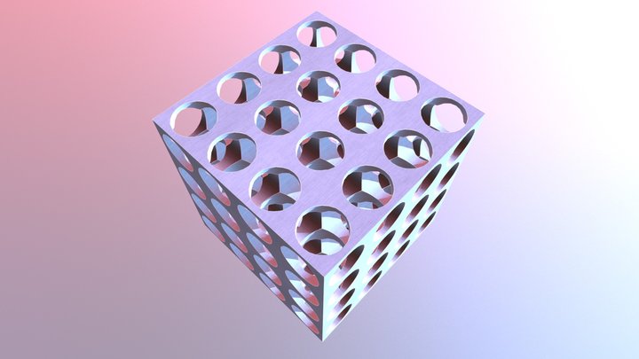swiss cube 3D Model