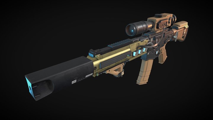 Futuristic DMR Concept 3D Model