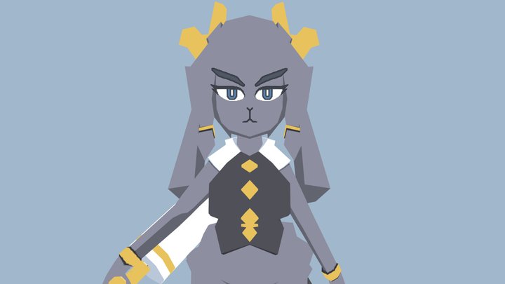 Sybil from Pseudoregalia 3D Model