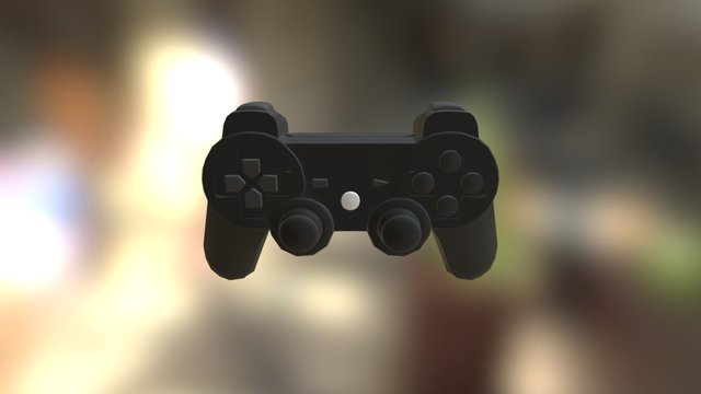 Ps3 Gamepad 3D Model