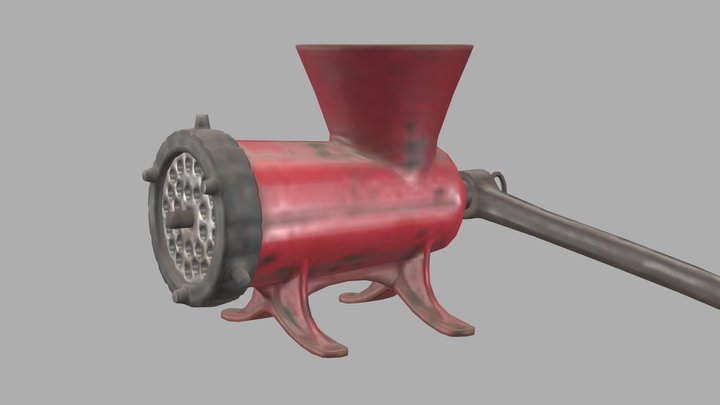 Low Poly Meat Grinder "ALEXANDERWERK Nº 22"