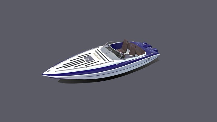 Speedboat 3D Model