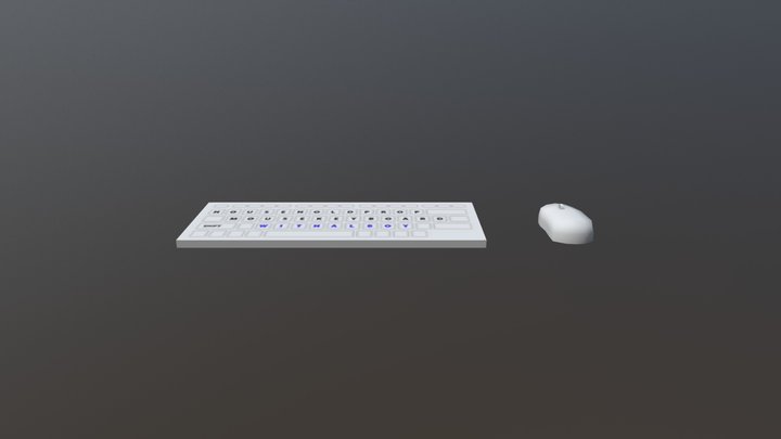 Day 6 - Keyboard Mouse 3D Model