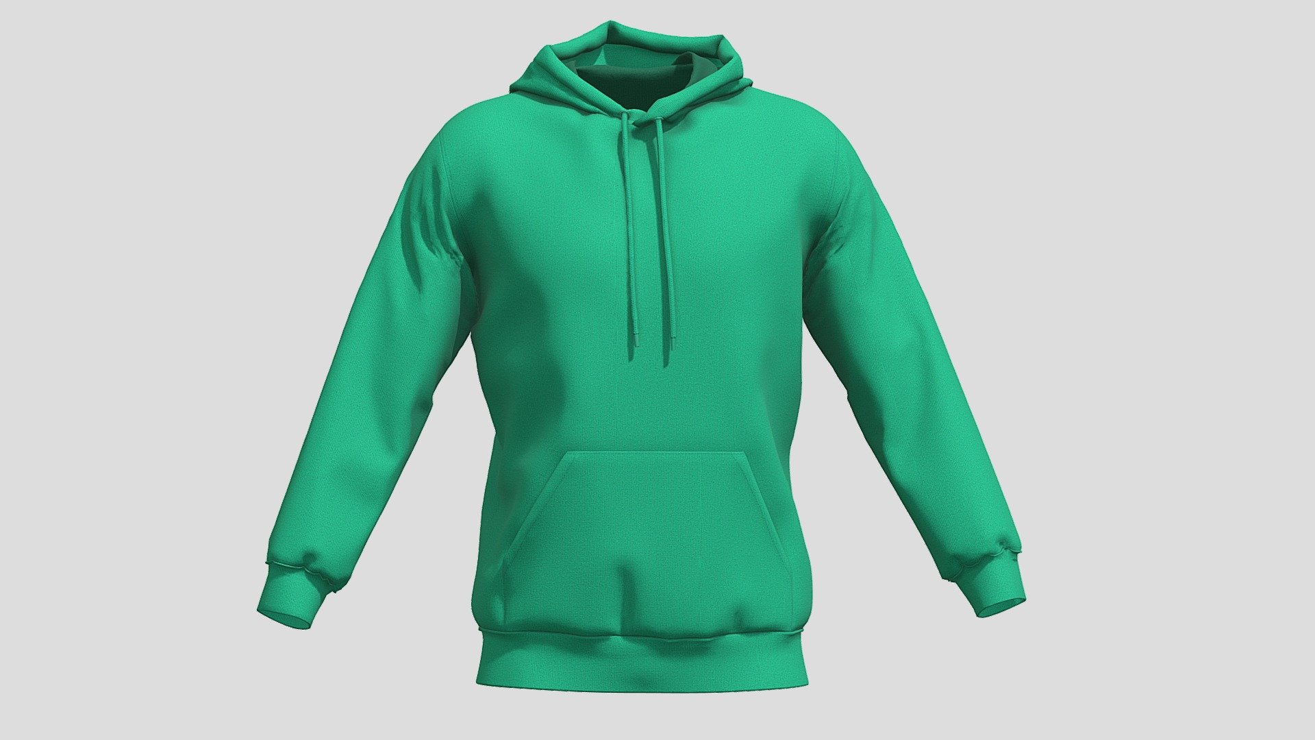 Hoodie Green PBR Realistic - Buy Royalty Free 3D model by Frezzy ...