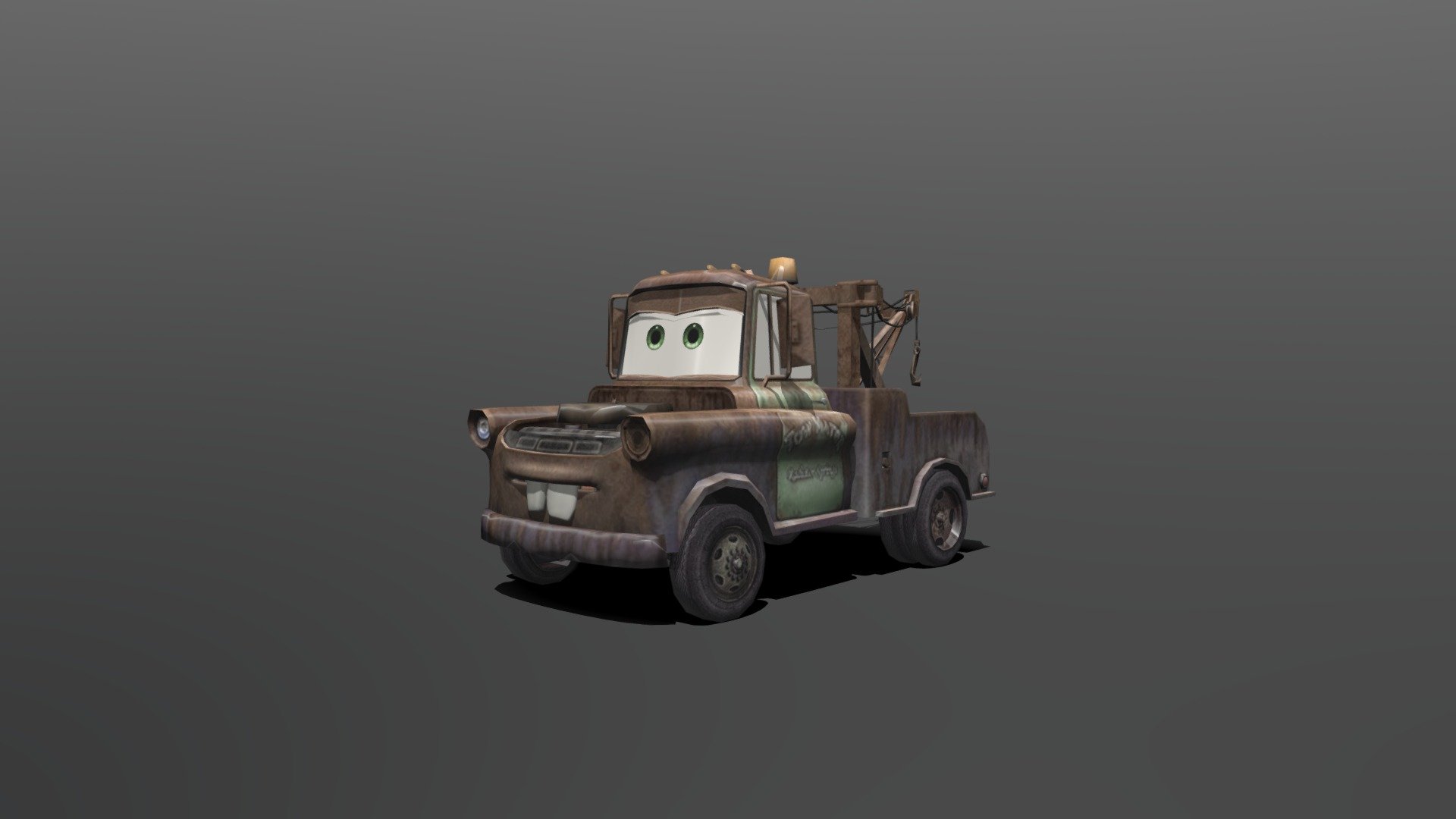 tow mater Cars 1 - Download Free 3D model by Relâmpago McQueen ...