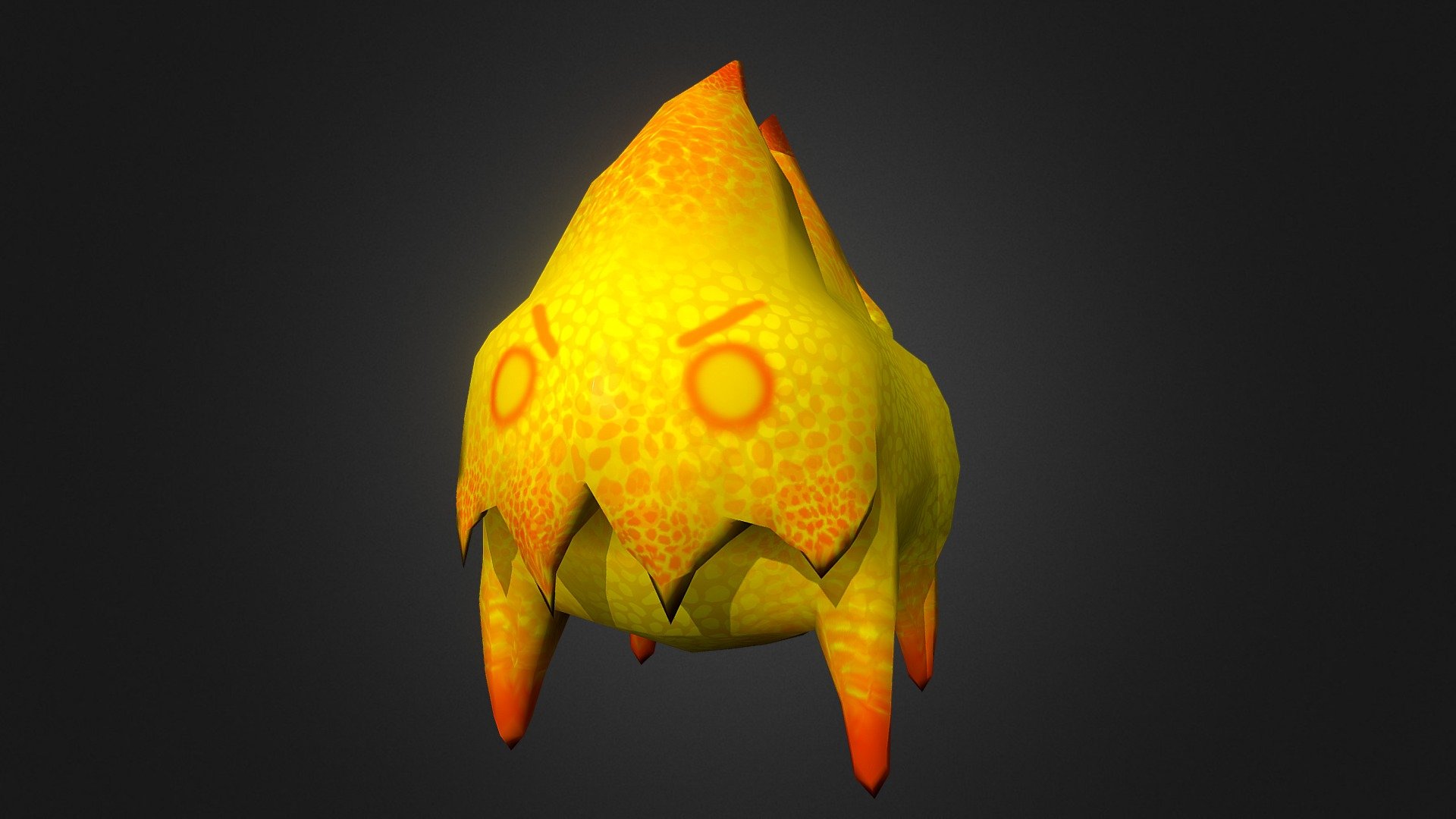 Walker minion (Orange) Pointed spikes version