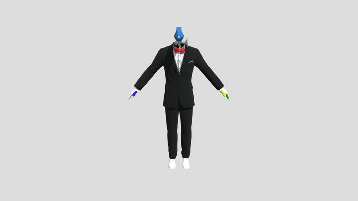 Chief Pencilman 3D Model