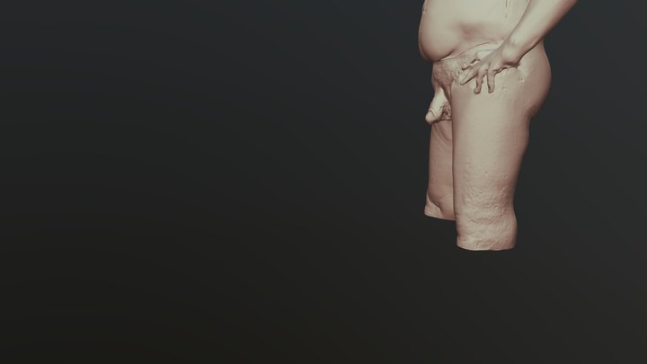 Erotic Buste 3D Model