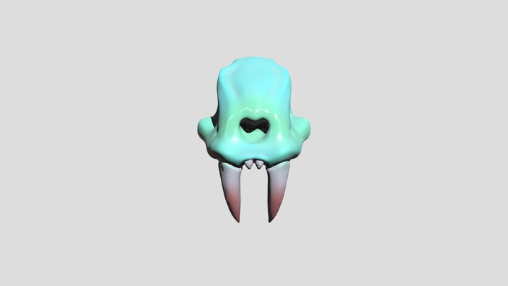 CharaInt3D_Skull 3D Model