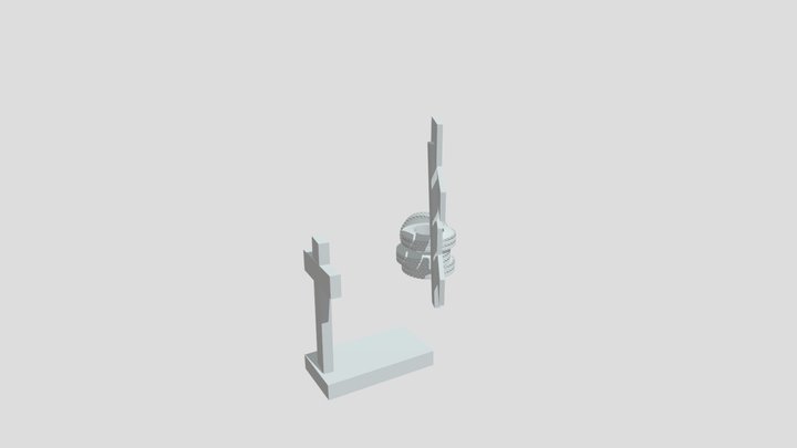 20-ANI-N-Dbndt Amber 3 Simple Props 3D Model