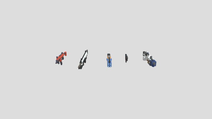 color weapons 3D Model