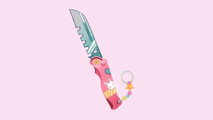 pocket knife 🩷⋆˙⟡♡ 3D Model