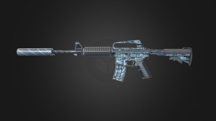 M4A1-S | The Plan 3D Model