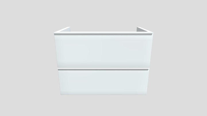 wash-stand 2 drawers final 3D Model