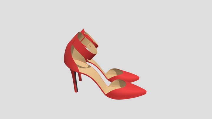 Red Heels 3D Model