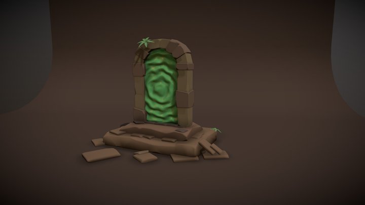 Green Portal 3D Model