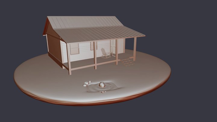 Hunt Cabin 3D Model