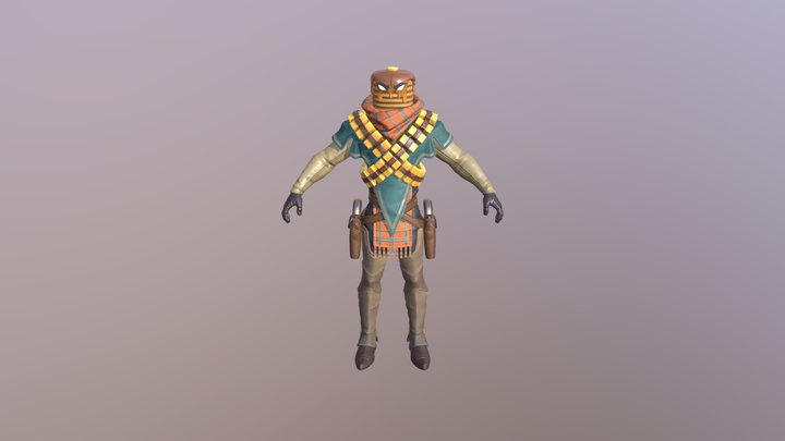 Mancake 3D Model